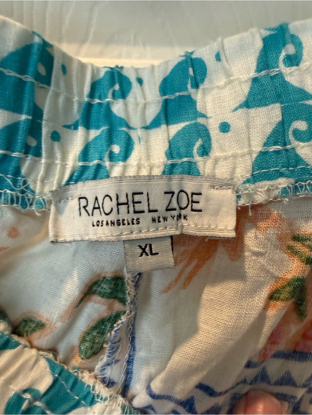 # Rachel Zoe XL Multicolor Tropical Print Harem Pants - Picture 2 of 7